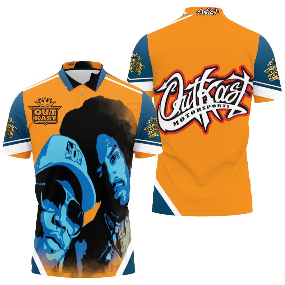 Classic Outkast Portrait Outkast 3D All Over Print Polo Shirt