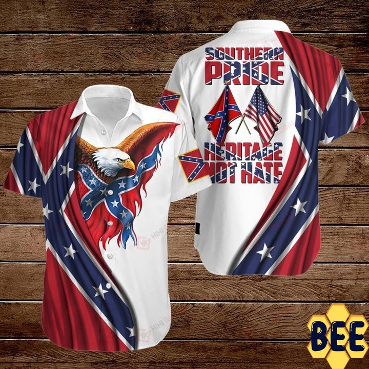 Confederate Flag Southern Pride Heritage Not Hate Trending Hawaiian Shirt