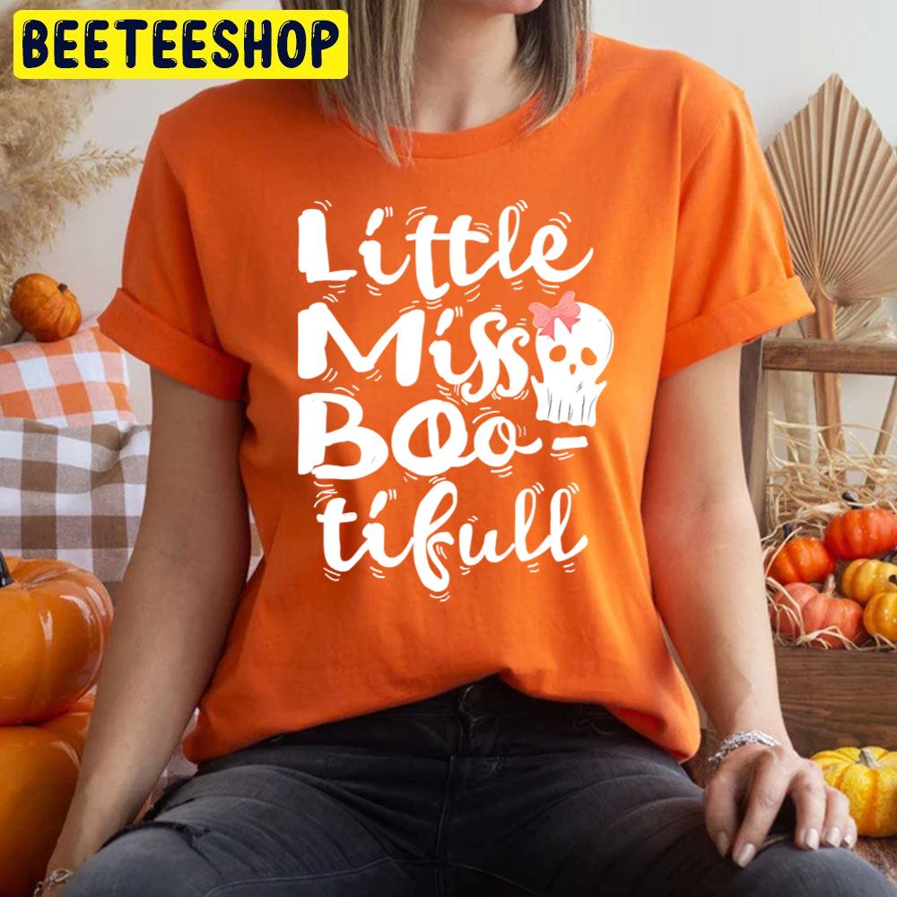 Cute Ghost Little Miss Bootiful Halloween Trending Unisex T-Shirt