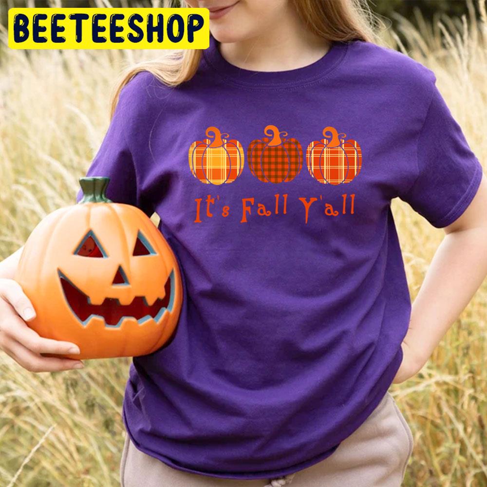 Cute It’s Fall Yall Pumkin Halloween Trending Unisex T-Shirt