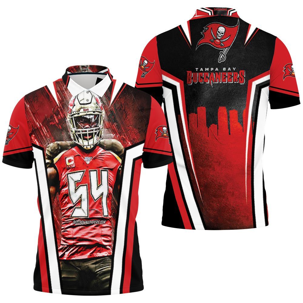 Design Tampa Bay Buccaneers Lavonte David Super Bowl Champions 3D All Over Print Polo Shirt