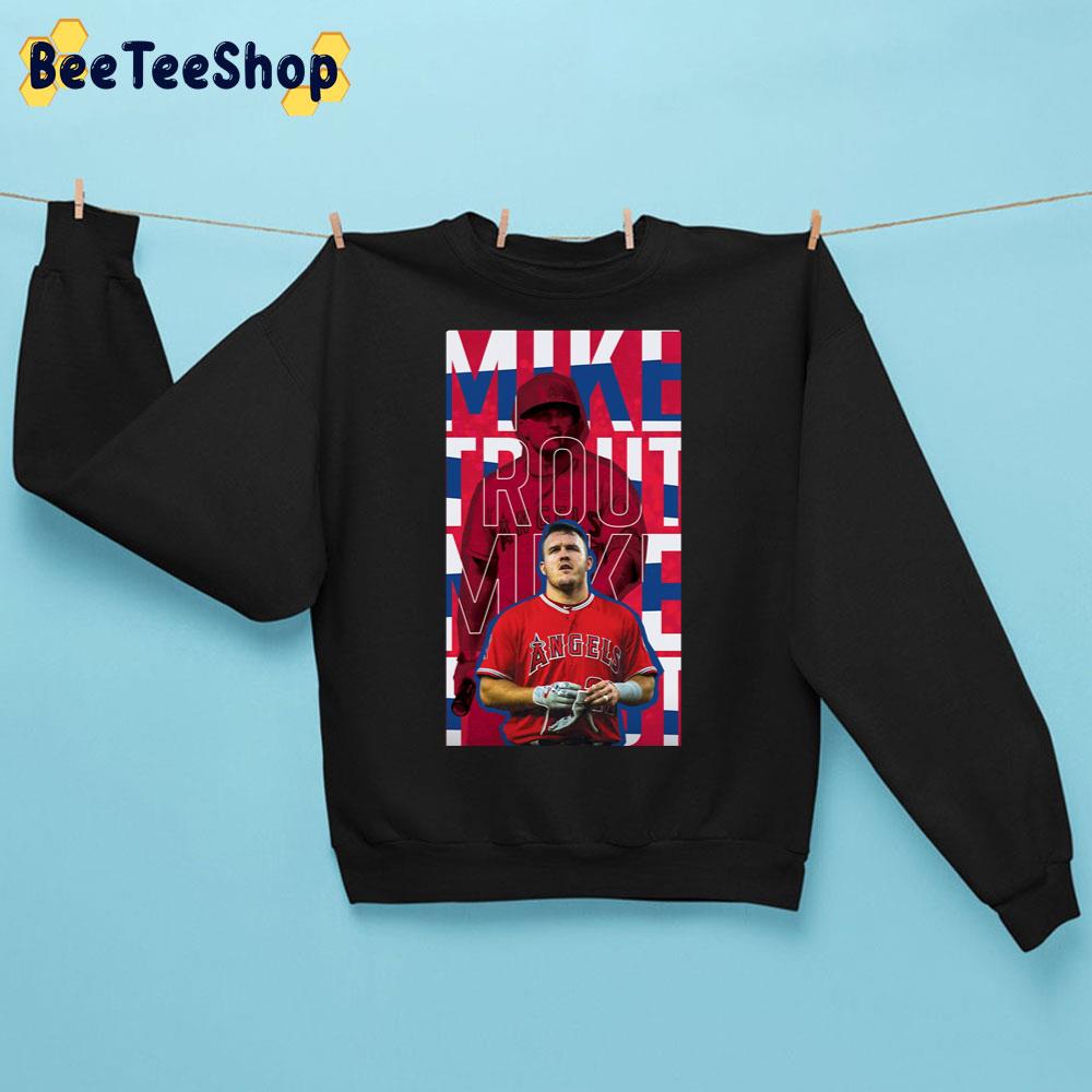 Digital Art Mike Trout Los Angeles Angels Baseball Trending Unisex Sweatshirt