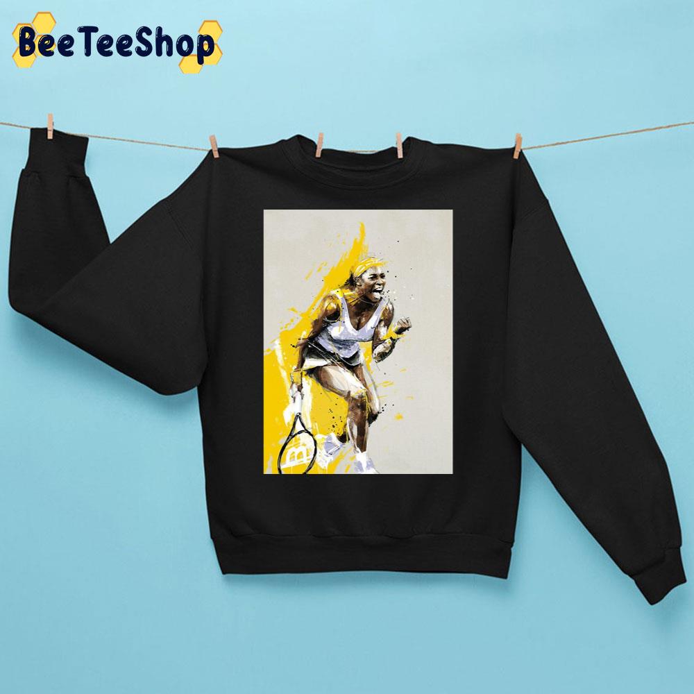 Digital Art Serena Williams Tennis Unisex Sweatshirt