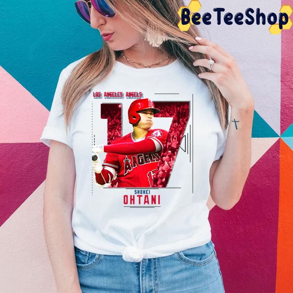 Digital Art Shohei Ohtani Los Angeles Angels Baseball Trending Unisex T- Shirt - Beeteeshop