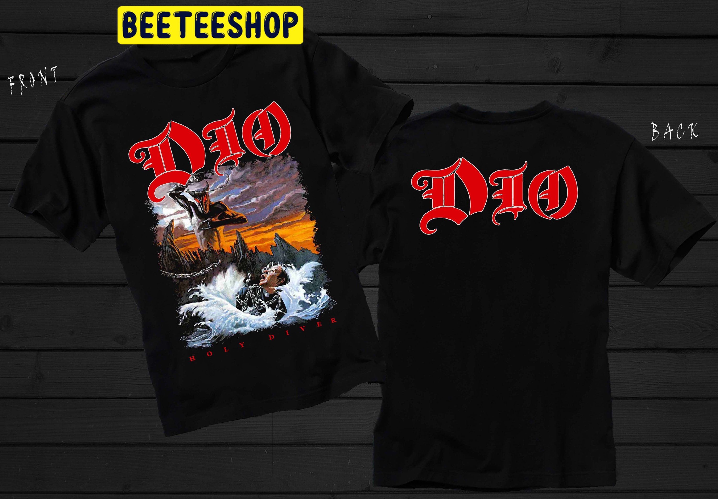 Dio Holy Diver Double Side Unisex Shirt