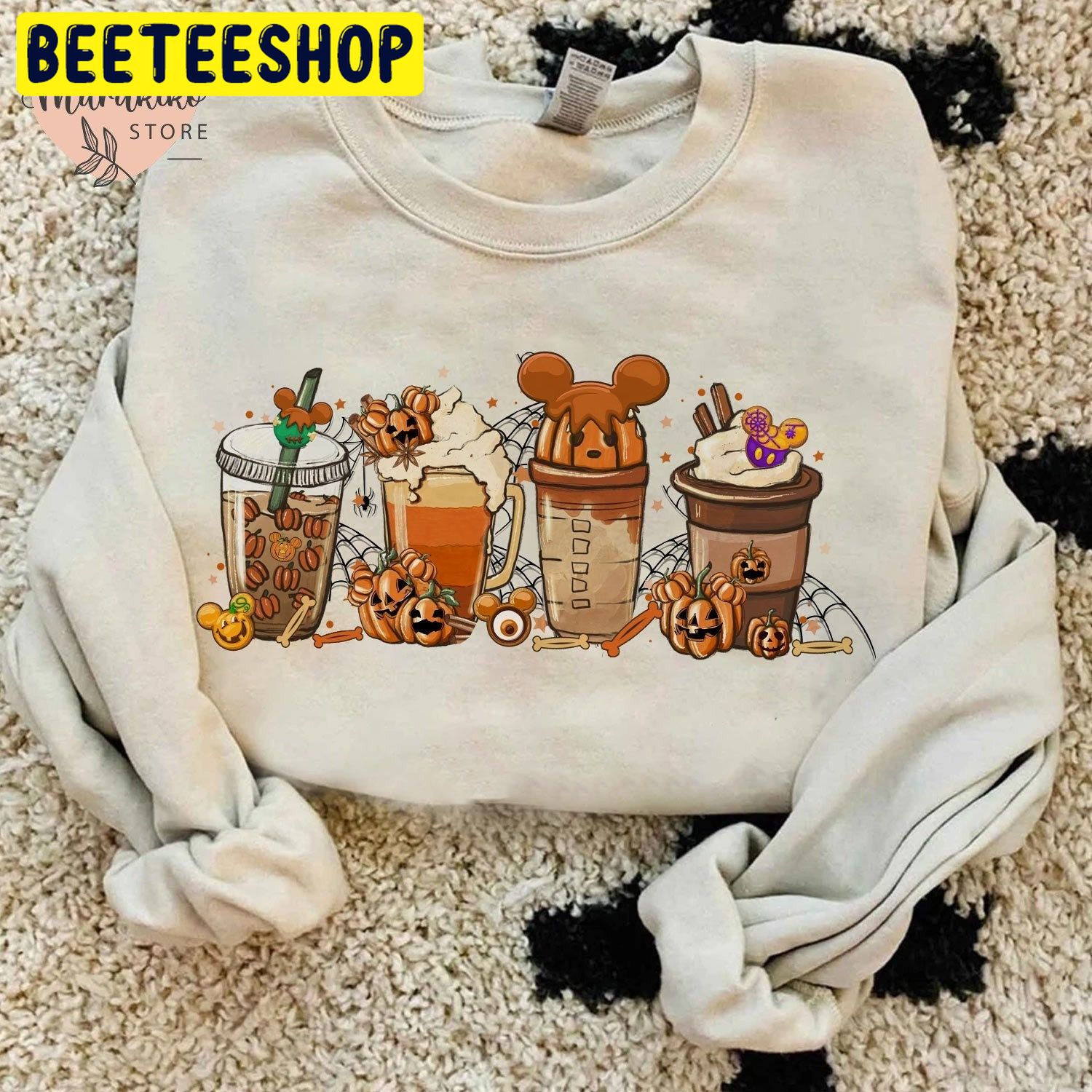 Disney Coffee Pumpkin Halloween Unisex Sweatshirt