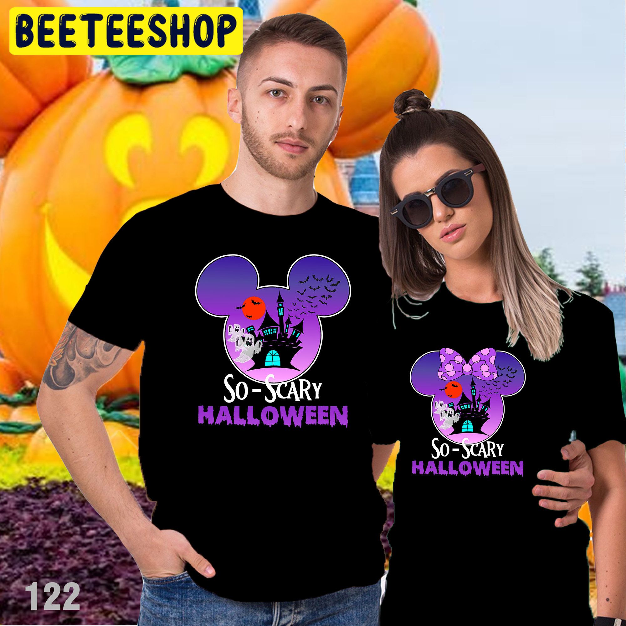 Disney So Scary Halloween Mickey Ear Trending Unisex Shirt