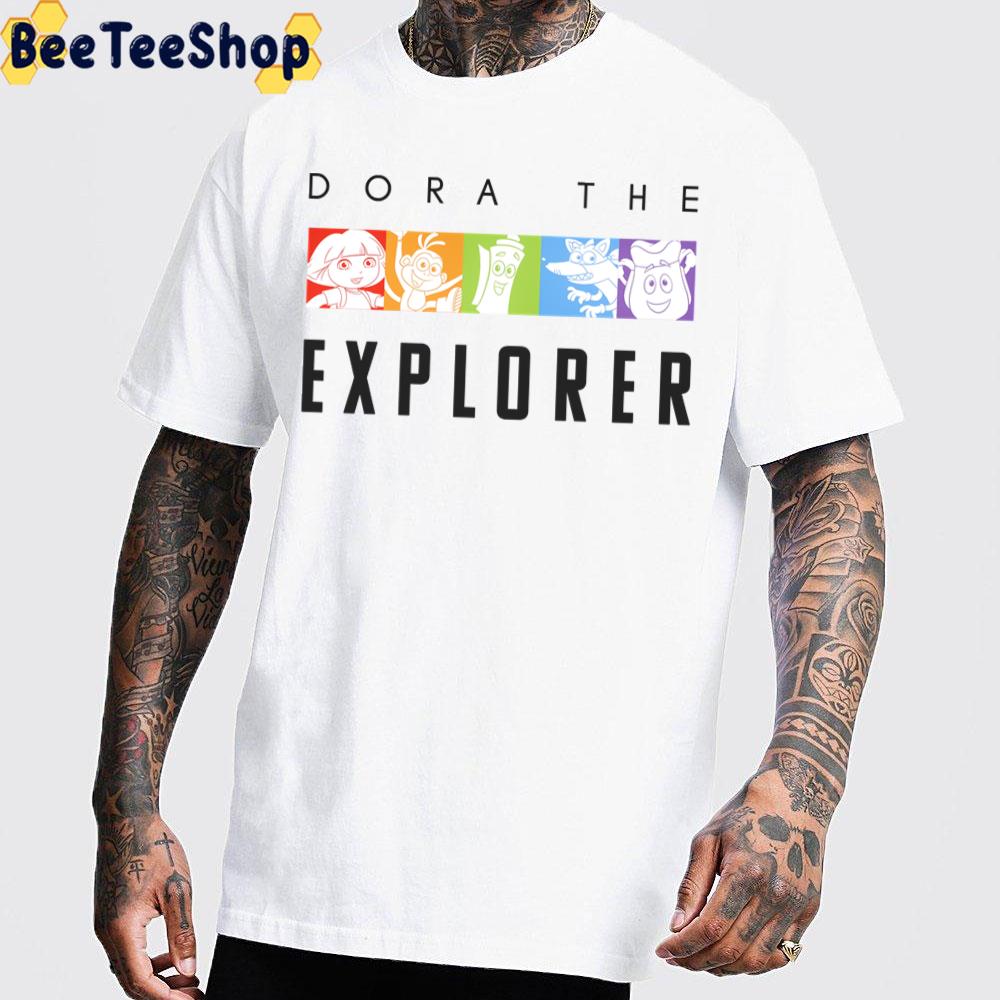 Dora The Explorer Rainbow Boxes Trending Unisex T-Shirt