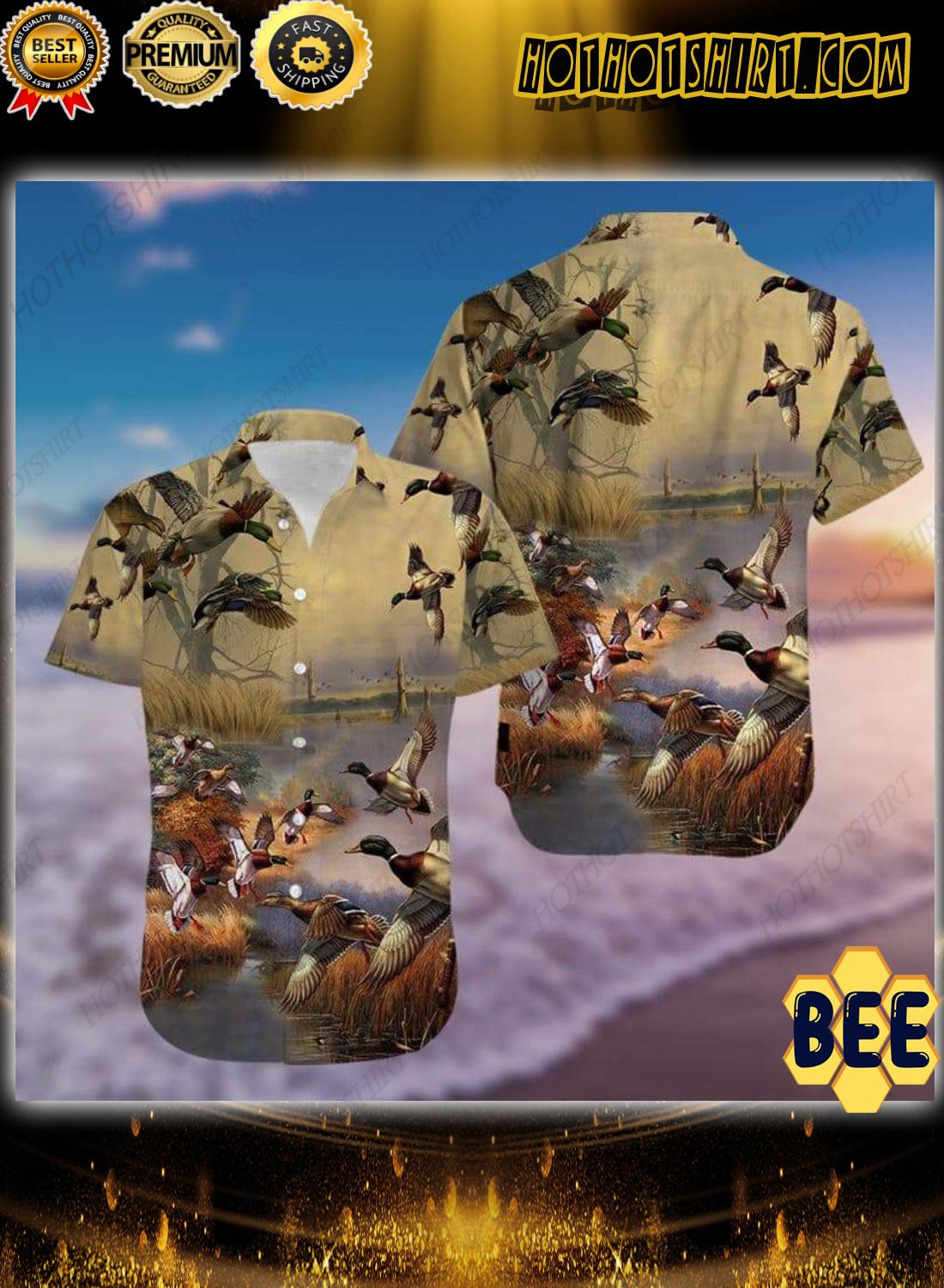 Duck Hunting Trending Hawaiian Shirt