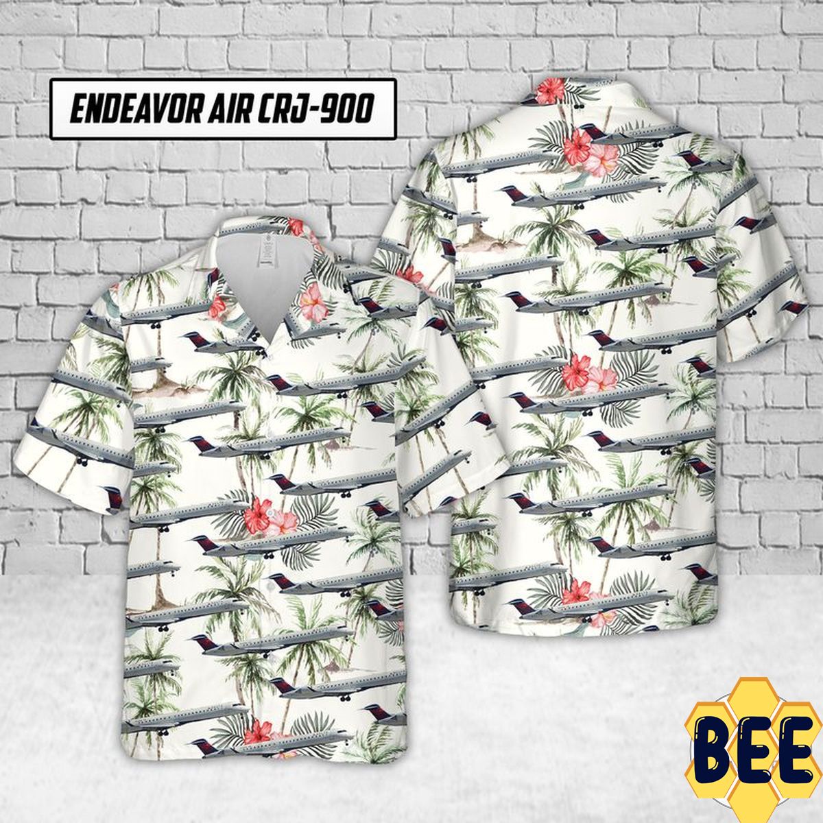 Endeavor Air Crj-900 Trending Hawaiian Shirt