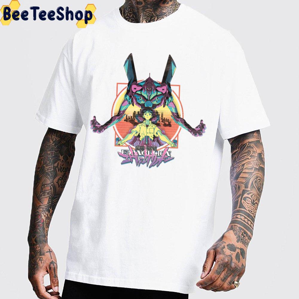 Evangelion Shinji Retro Art Unisex T-Shirt