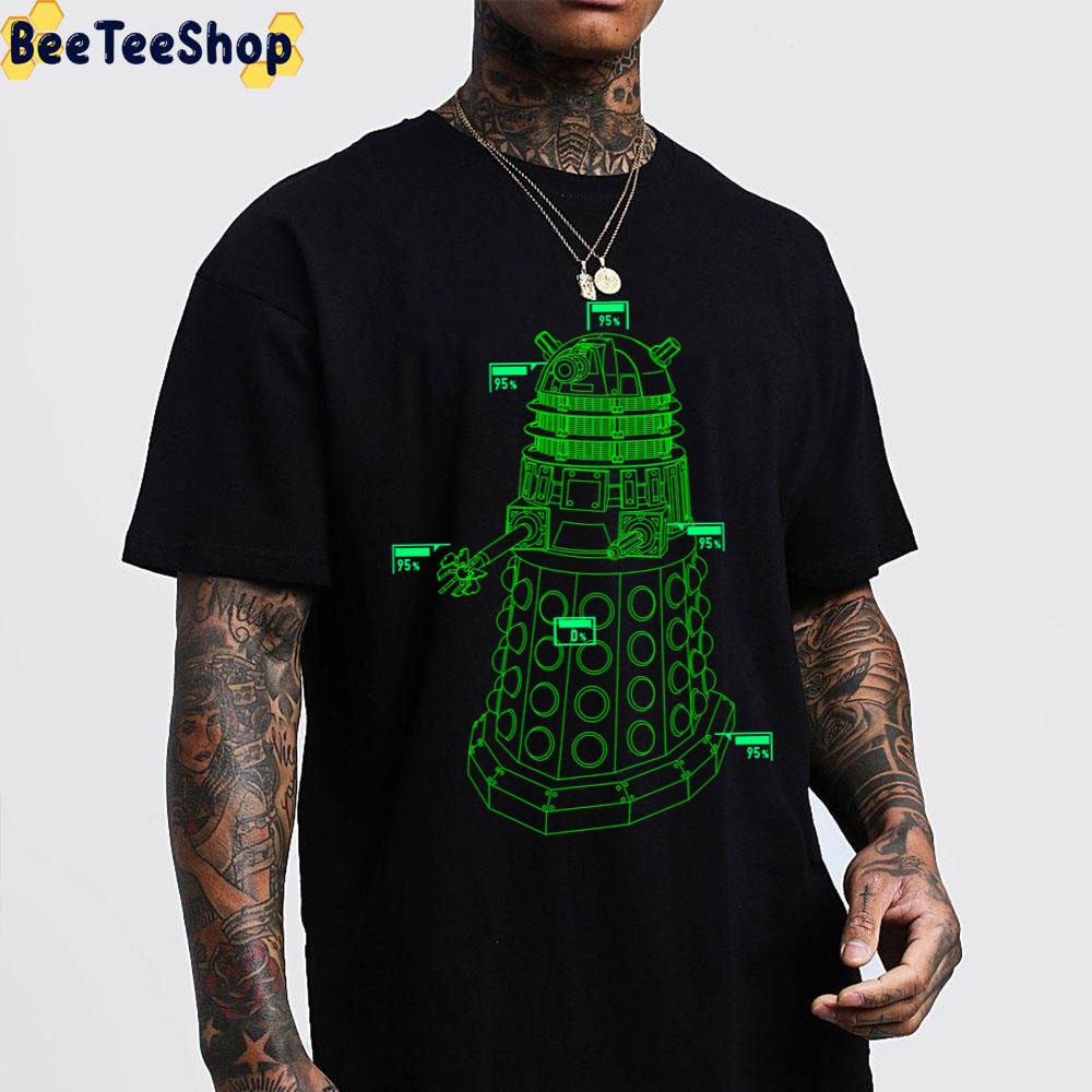 Exterminate The Robot Dark Trending Unisex T-Shirt