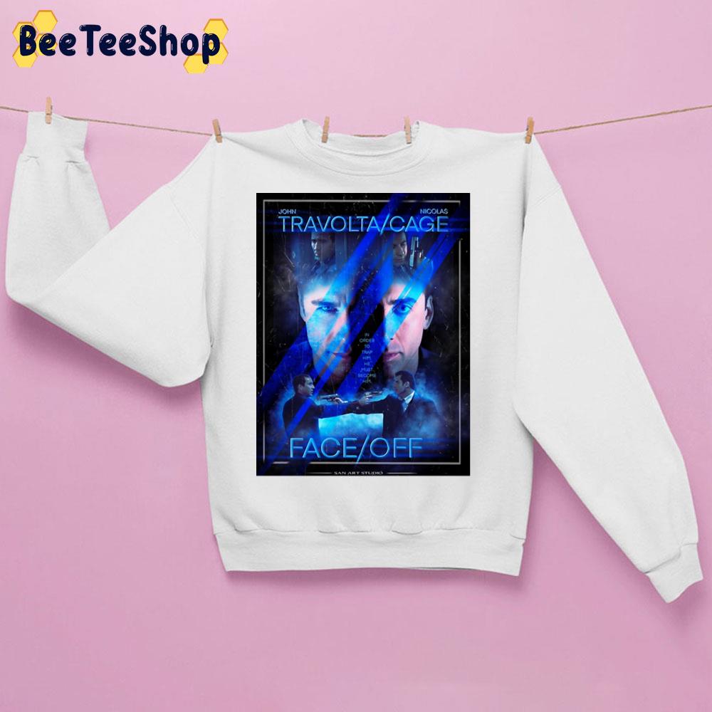 Face Off Digital Art Trending Unisex Sweatshirt