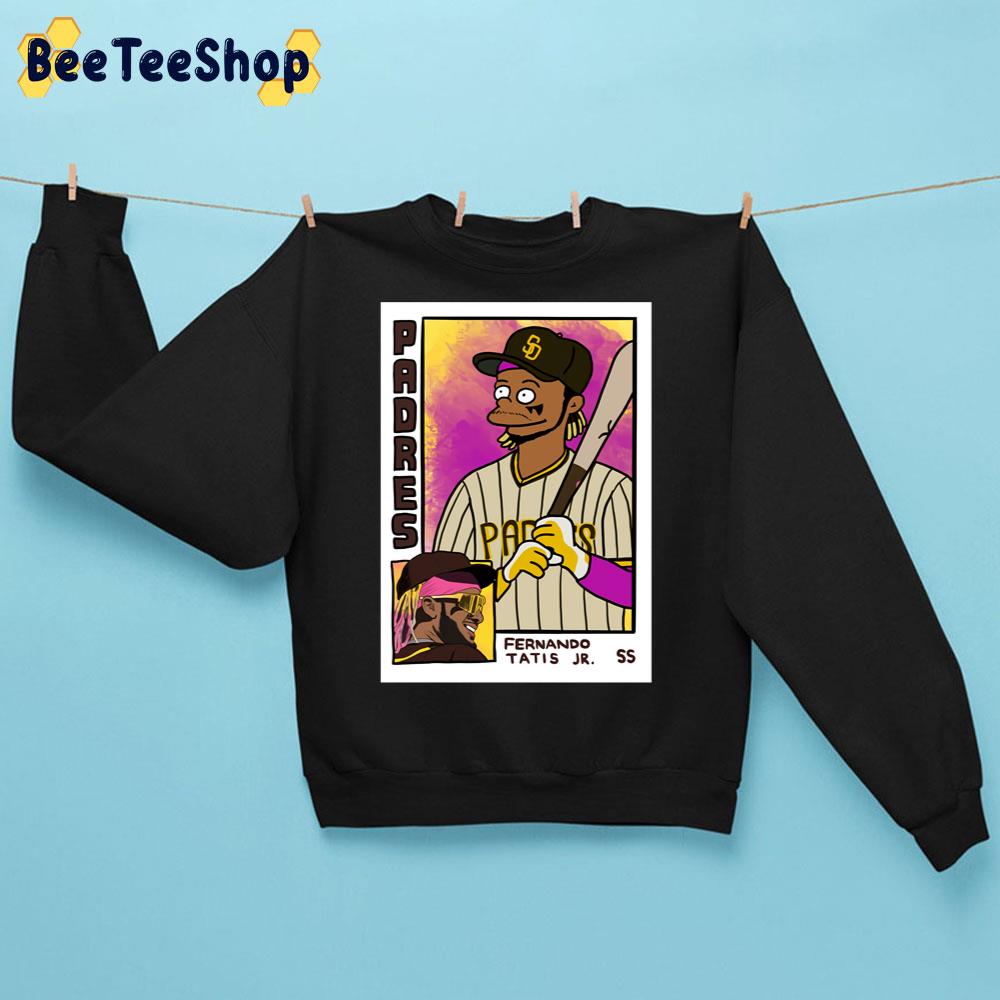 Fernando Tatis Jr. Simpsons Baseball Card Trending Unisex Sweatshirt