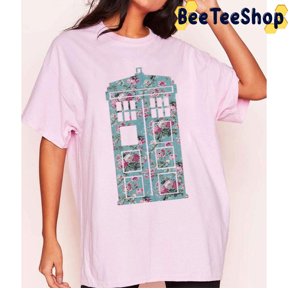 Flower Police Box Trending Unisex T-Shirt