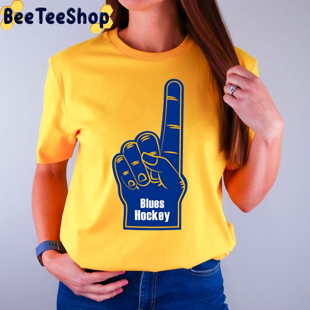 Foam Finger St Louis Blues Hockey Unisex T-Shirt