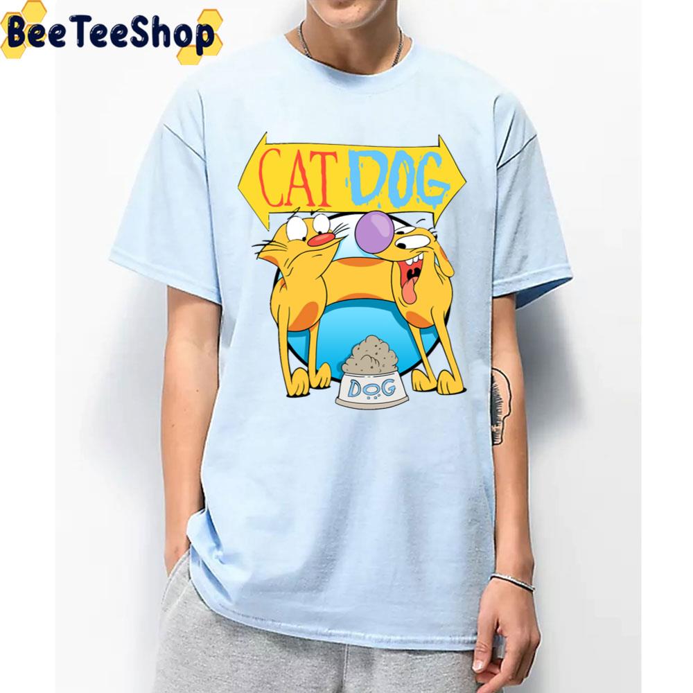 Funny Catdog Cartoon Cute Trending Unisex T-Shirt