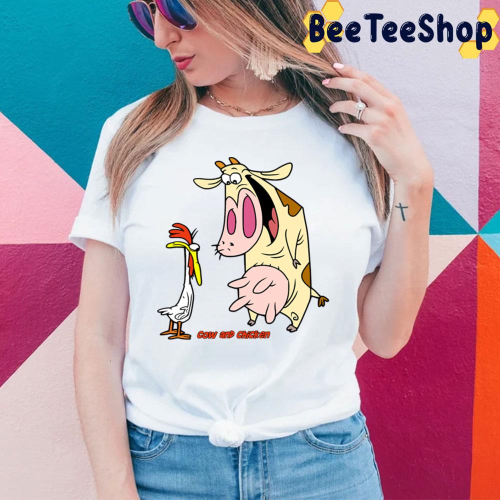 Funny Cow And Chicken Trending Unisex T-Shirt