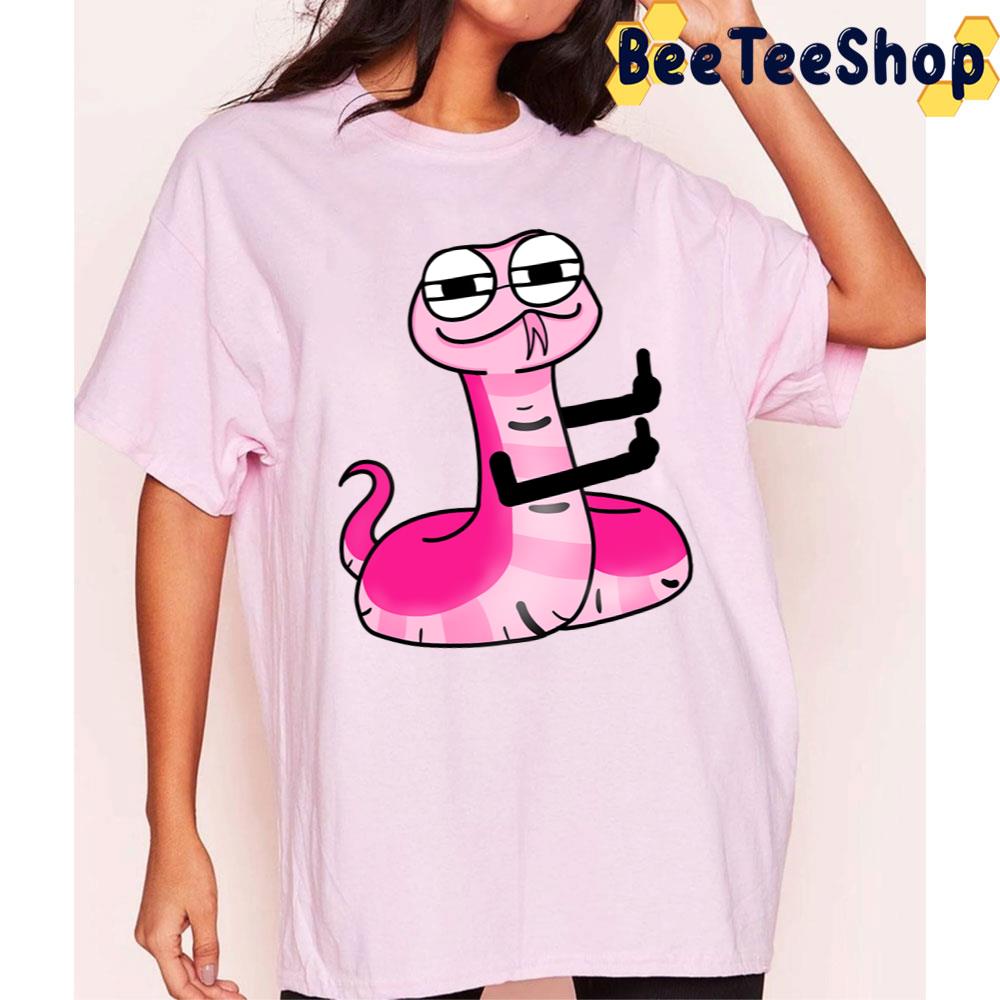 Funny Pink Snake Trending Unisex T-Shirt