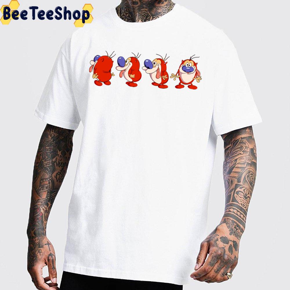 Funny Ren And Stimpy Cat Trending Unisex T-Shirt