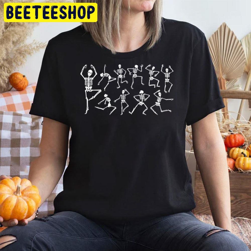 Funny Skeleton Dancing Halloween Trending Unisex T-Shirt