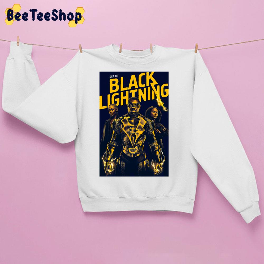 Get Lit Black Lightning Trending Unisex Sweatshirt