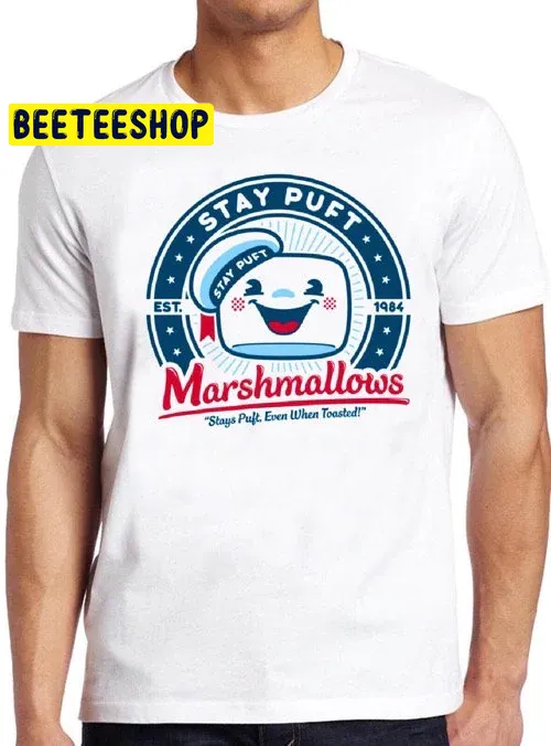 Ghostbusters 80s Cult Film Marshmellow Cool Halloween Unisex T-Shirt