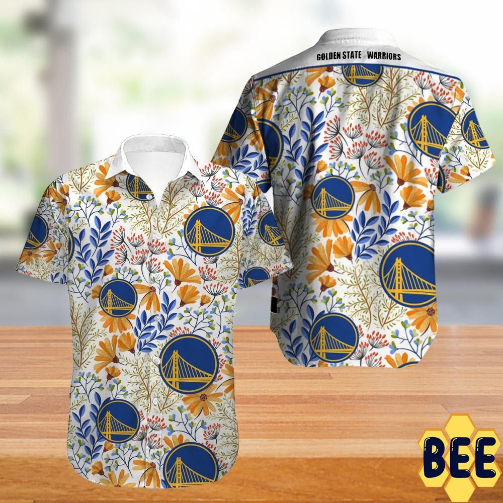 Golden State Warriors Nba Tropical Flower Trending Hawaiian Shirt