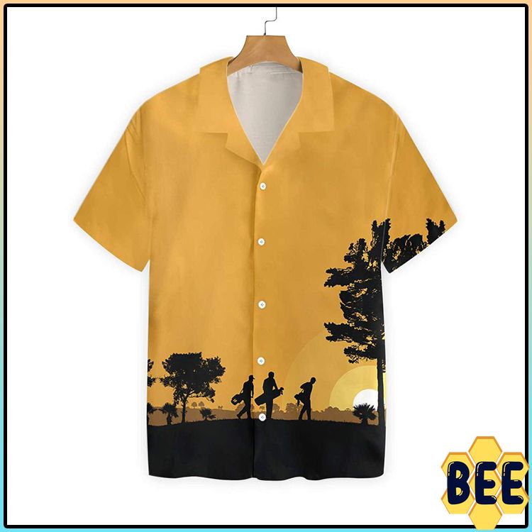 Golfers At Dusk Trending Hawaiian Shirt