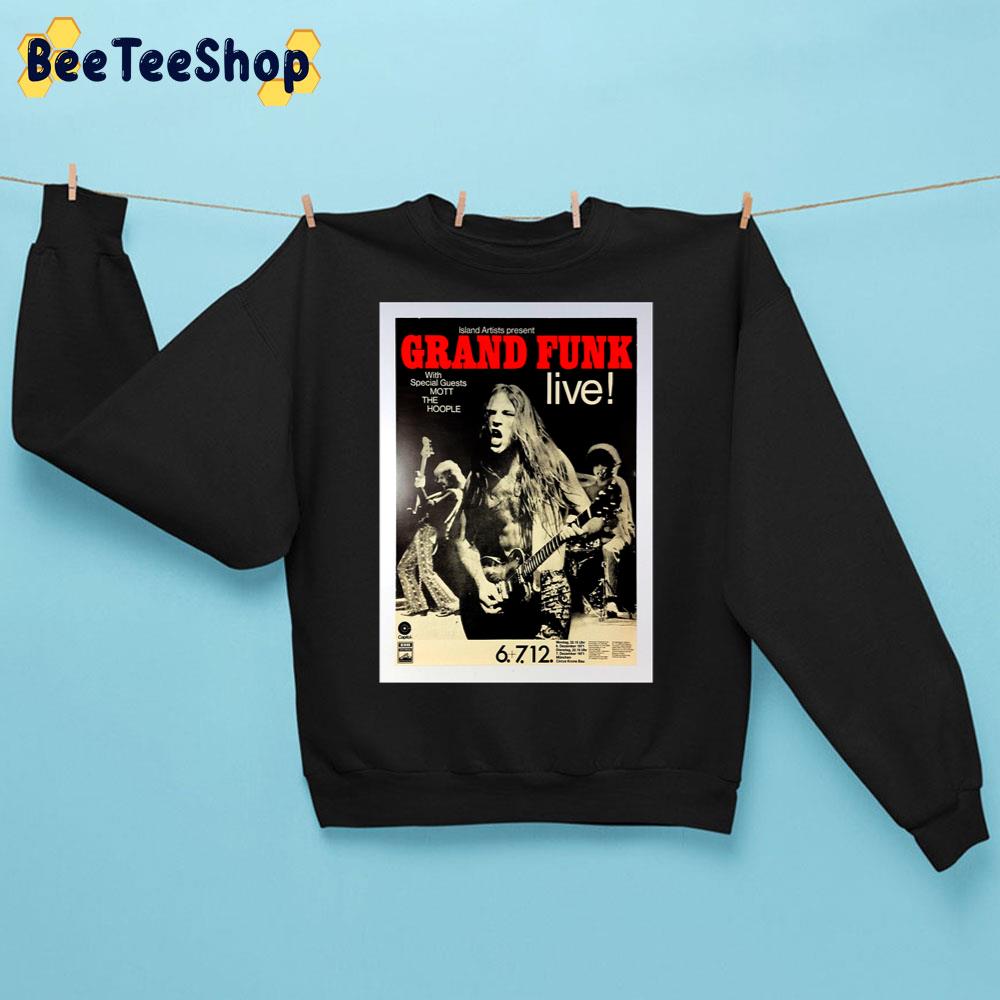 Grand Funk Live Concert Poster Trending Unisex Sweatshirt