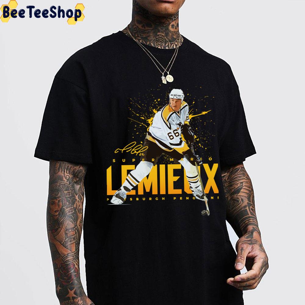 Graphic Art Mario Lemieux Hockey Unisex T-Shirt