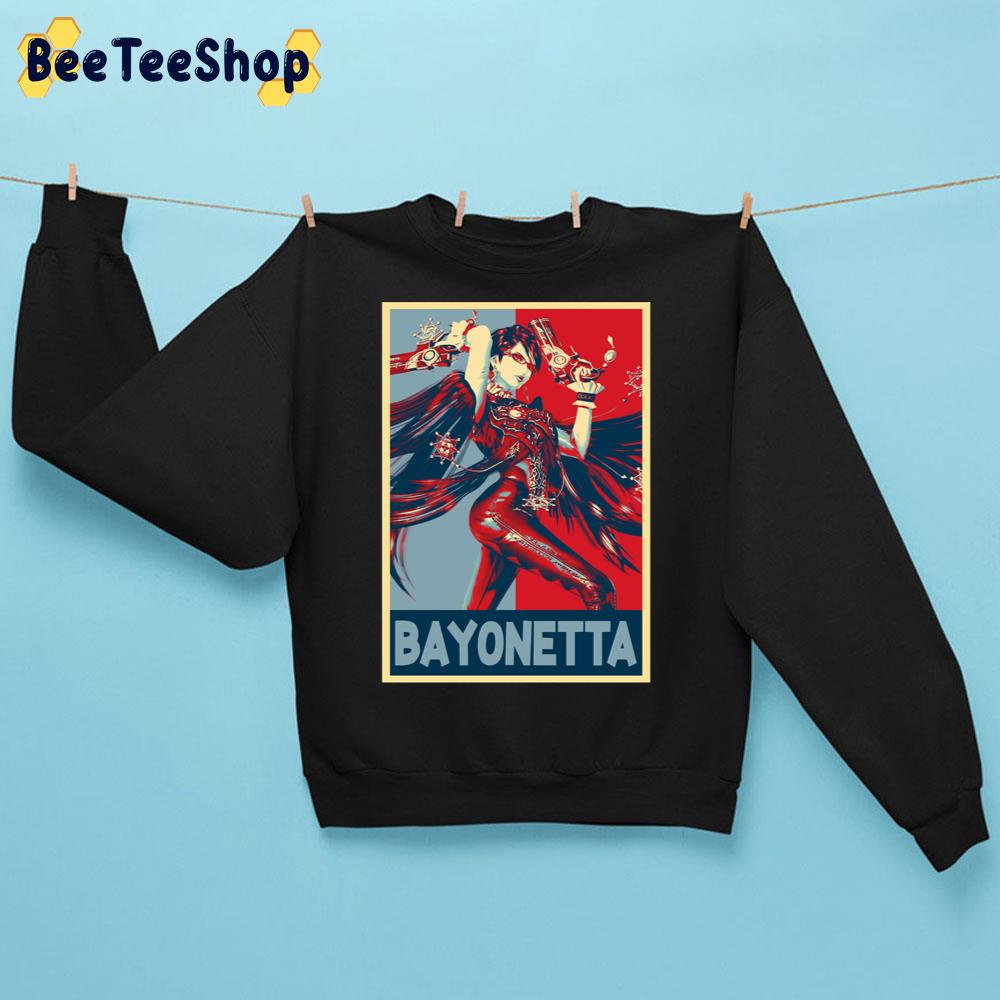 Graphic Girl And Gun Character Bayonetta Game Trending Unisex Sweatshirt