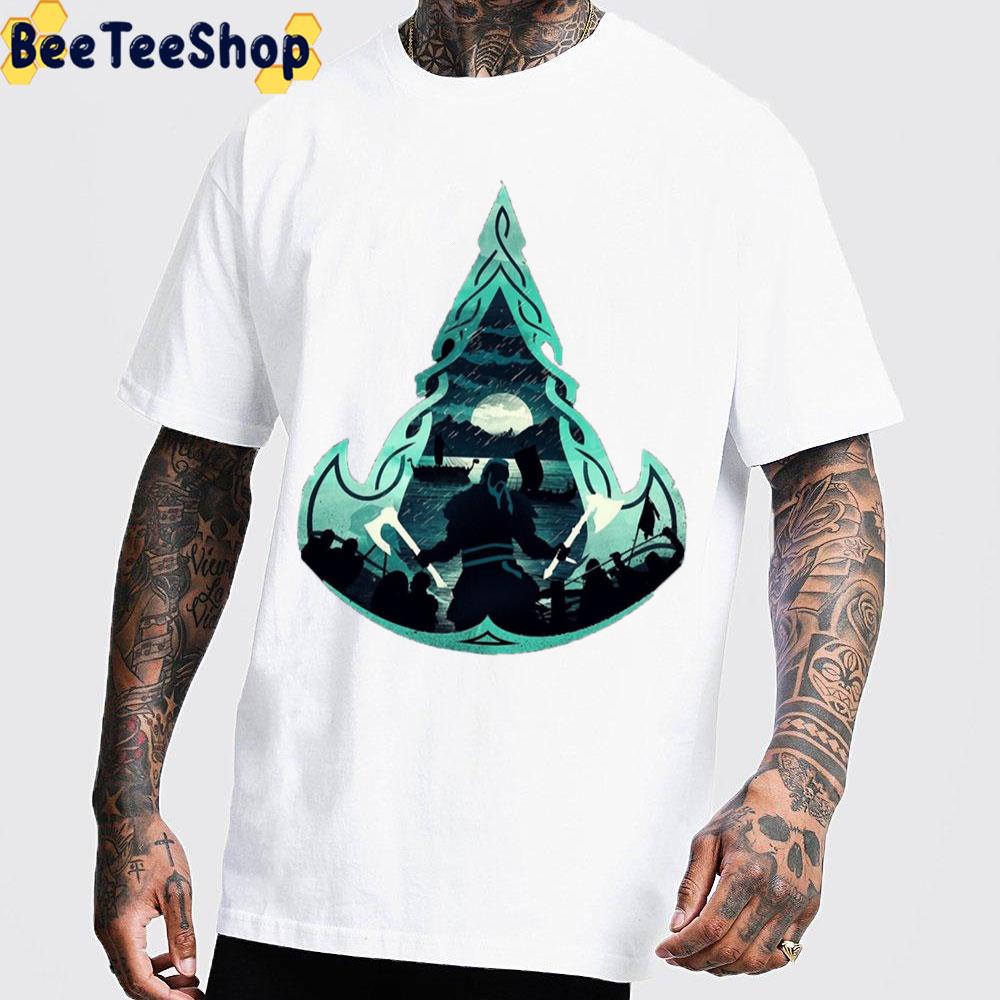 Green Art Assassin’s Creed Fighter Game Unisex T-Shirt