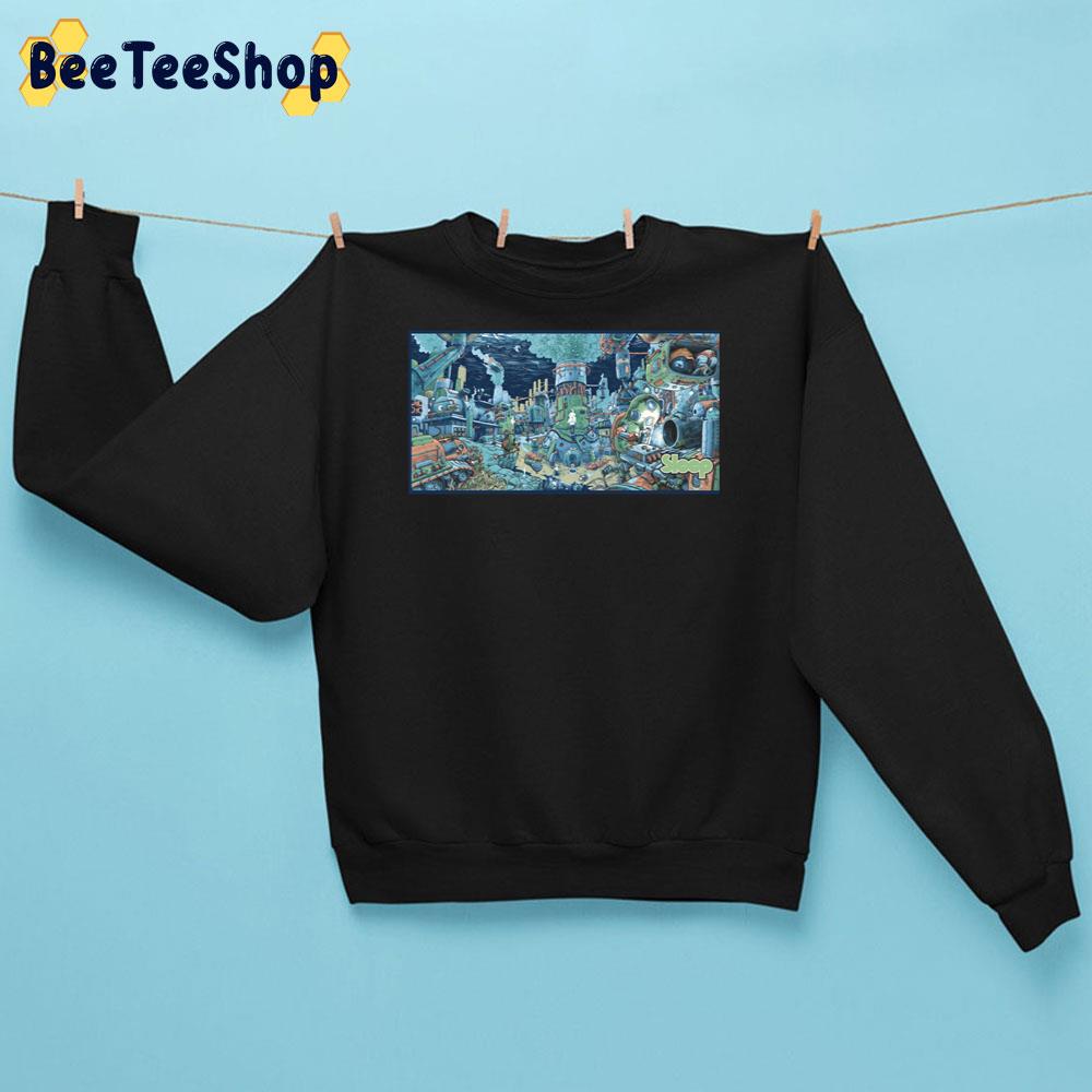 Green City Sleep Band Unisex Sweatshirt