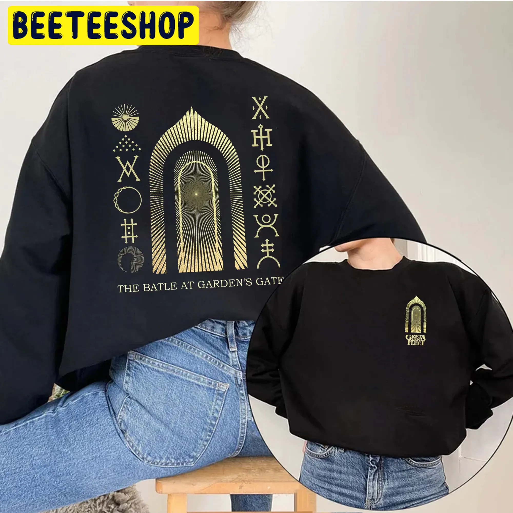 Greta Van Fleet The Battle At Garden Gate Double Sided Unsiex Sweatshirt