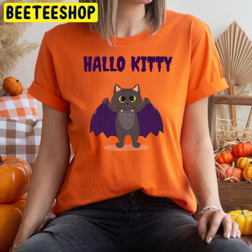 Hallo Kitty Bat Halloween Trending Unisex T-Shirt