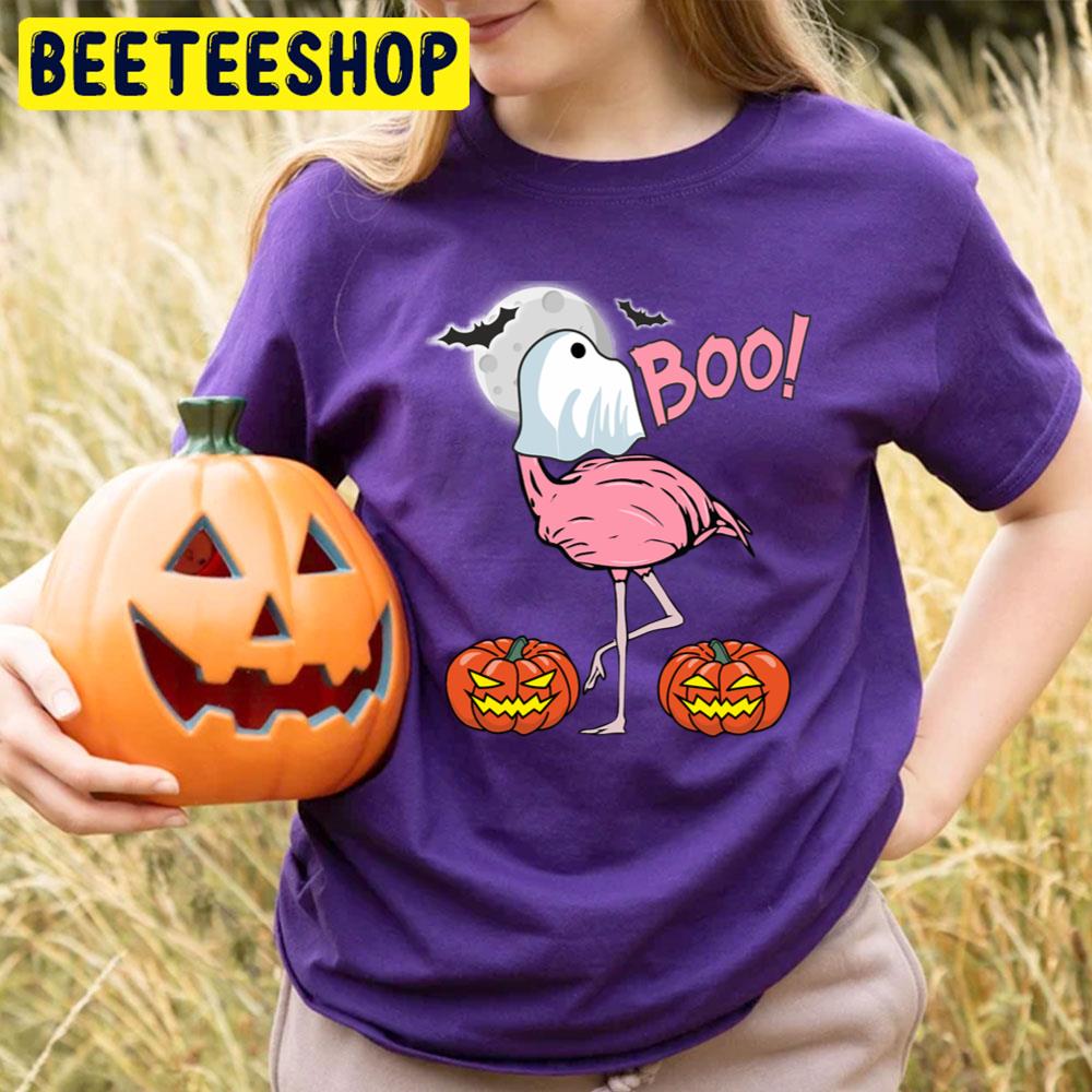 Halloween Flamingo Boo Trending Unisex T-Shirt