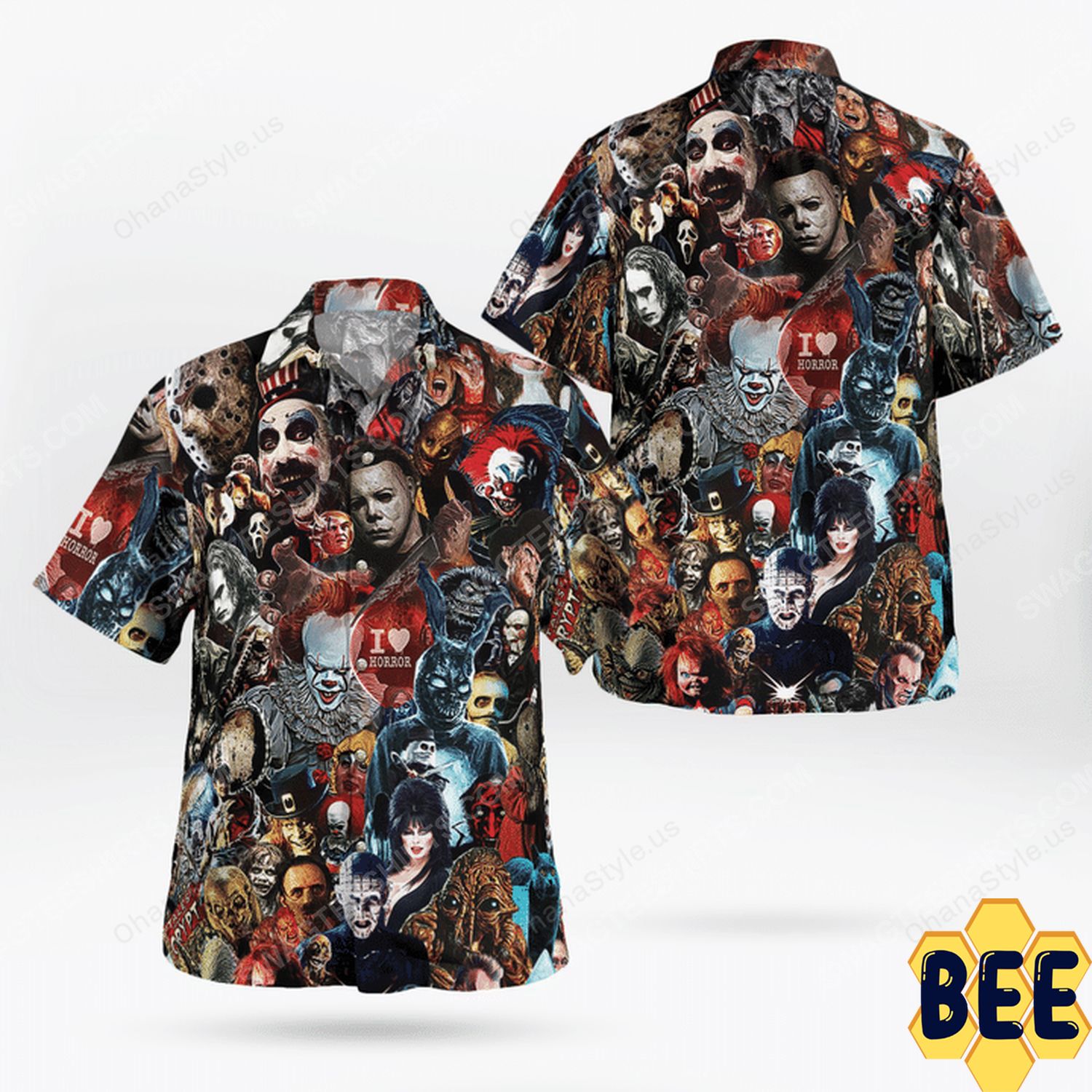 Halloween Night Horror Killer Trending Hawaiian Shirt - Beeteeshop