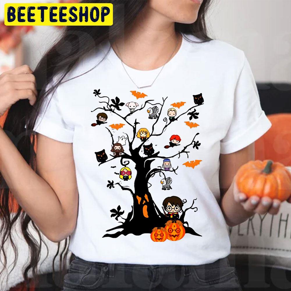 Halloween Tree Funny Harry Potter Movie Characters Unisex T-Shirt