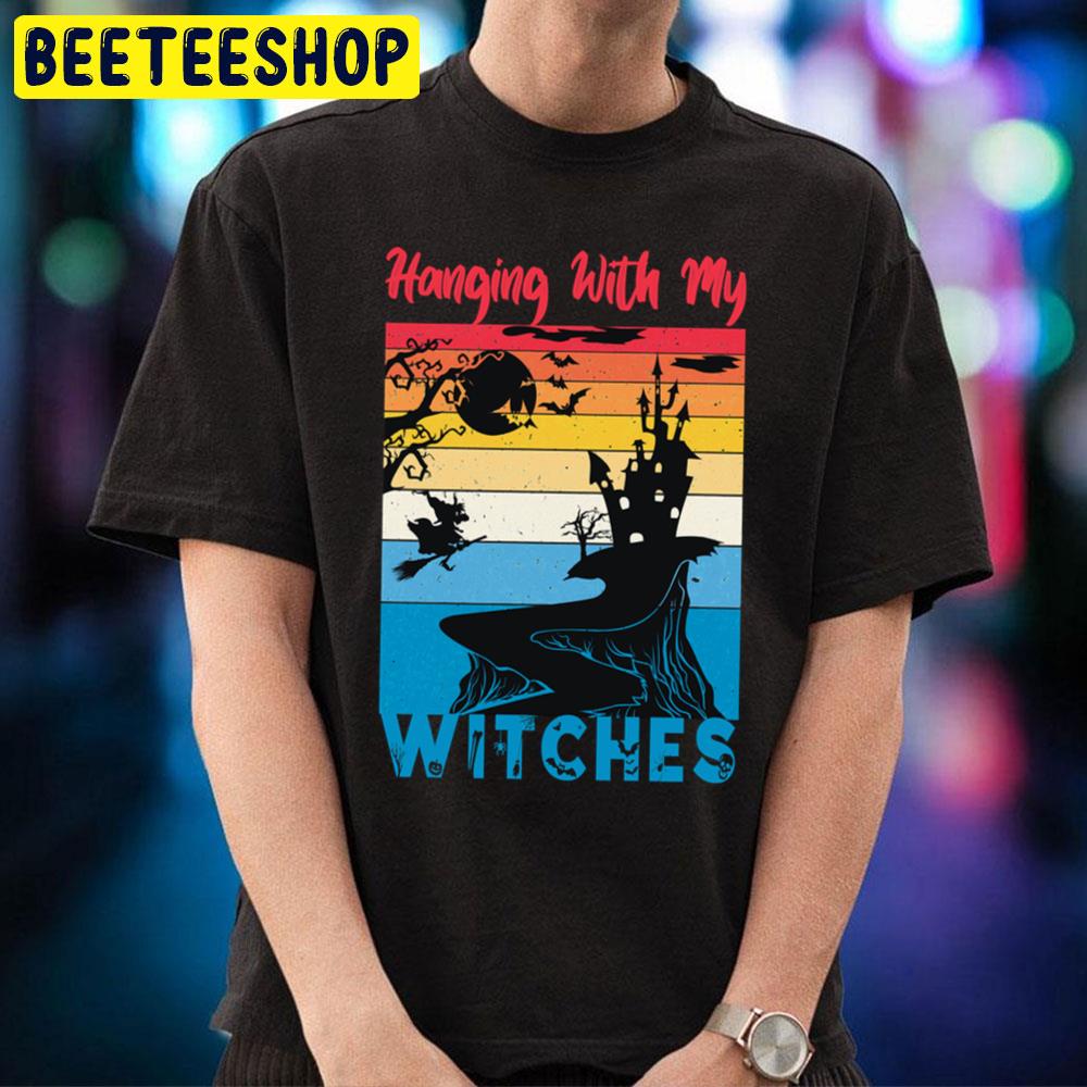 Hanging With My Witches Halloween Trending Unisex T-Shirt