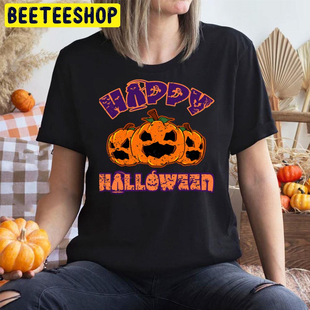 Happy Pumpkin Halloween Unisex T-Shirt - Beeteeshop