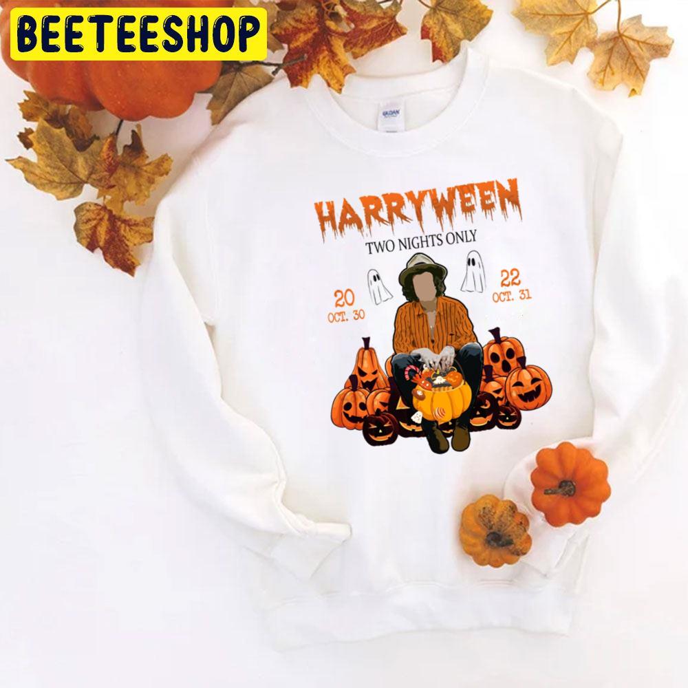 Harryween Two Nights Only Harry Styles Pumpkin Halloween Trending Unisex T-Shirt