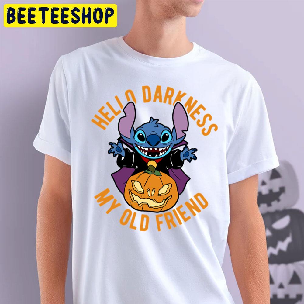 Hello Darkness My Old Friend Stitch Halloween Trending Unisex T-Shirt