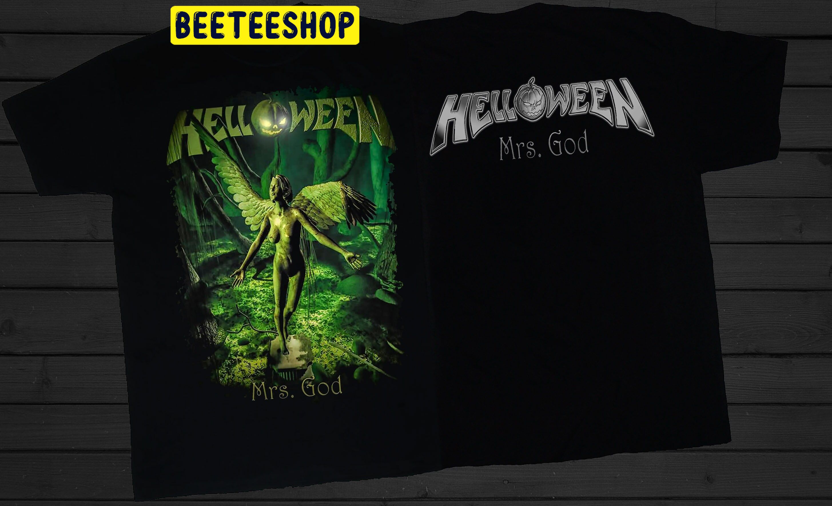 Helloween Mrsgod Keeper Of The Seven Keys The Legacy Double Side Unisex Shirt