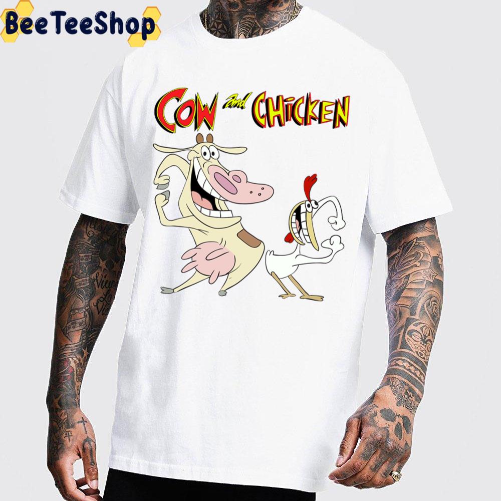 Hey Cow And Chicken Trending Unisex T-Shirt