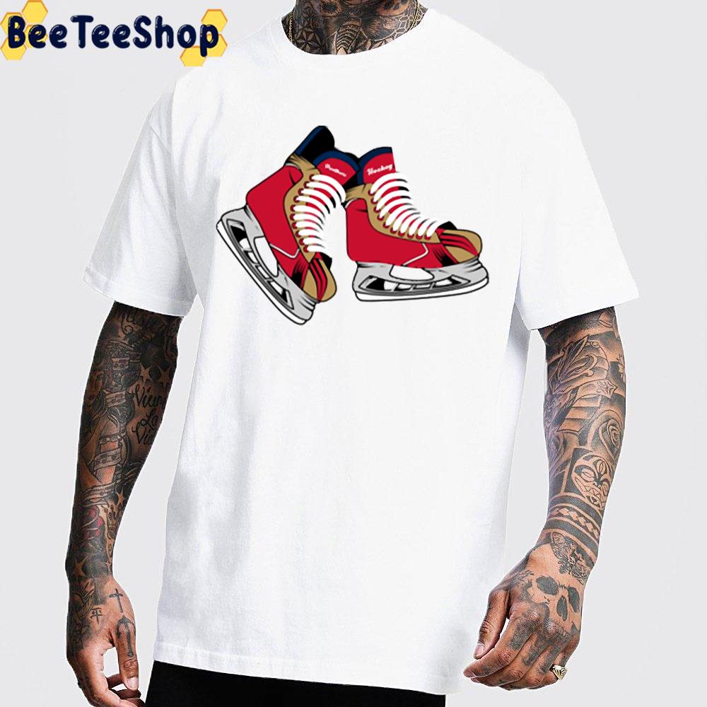 Hockey Skates Florida Panthers Unisex T-Shirt