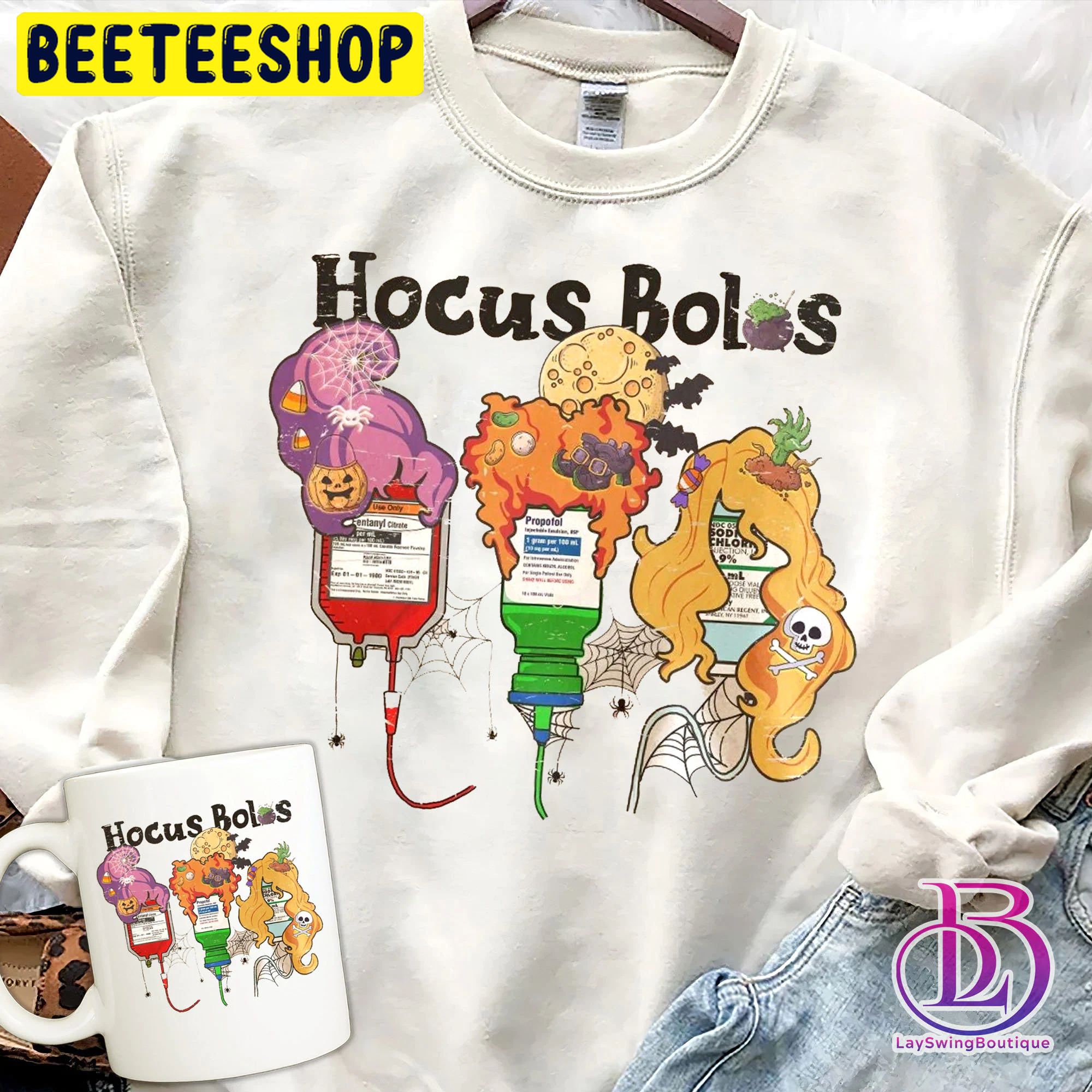 Hocus Bolus Funny Nurse Halloween Trending Unisex Shirt