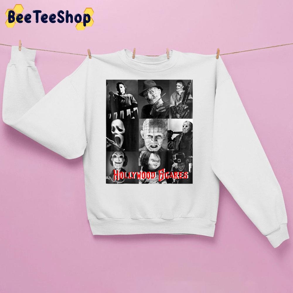 Hollywood Scares Horror Character Halloween Movie Trending Unisex Sweatshirt