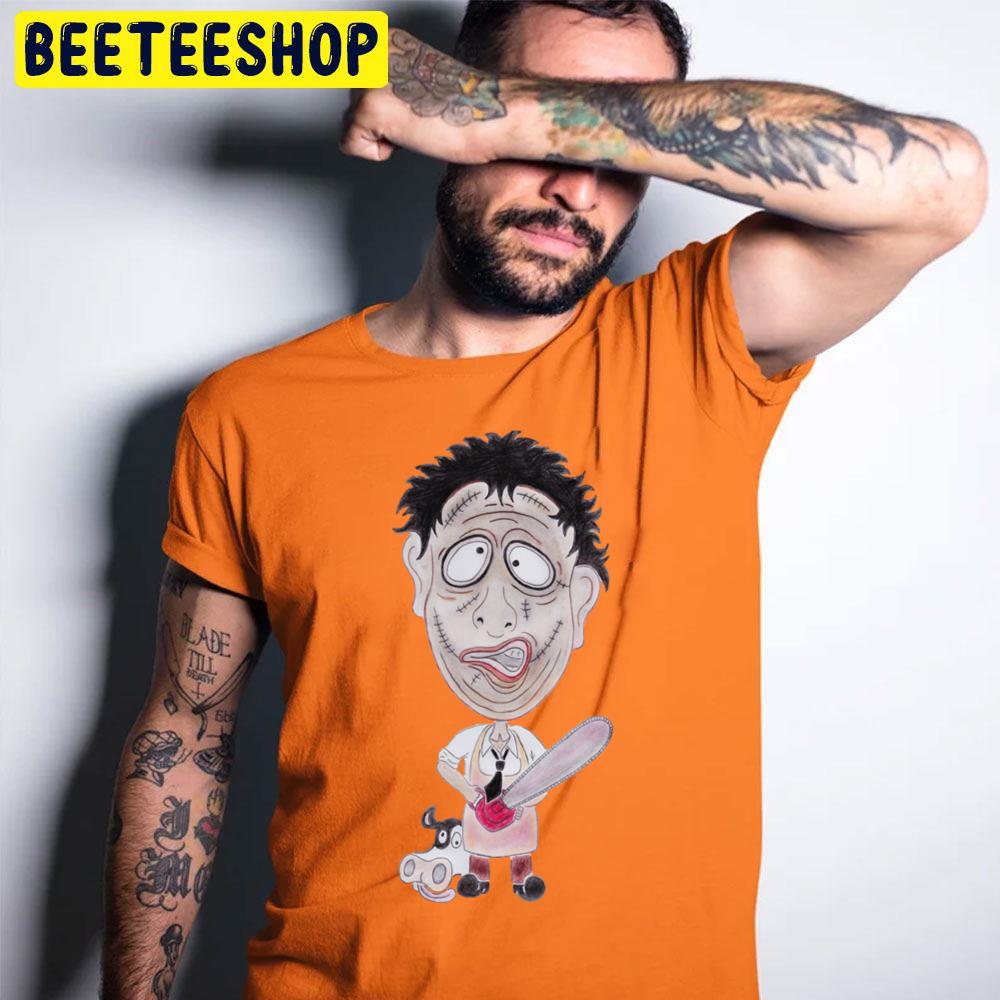 Horror Movie Butcher Caricature Halloween Halloween Trending Unisex T-Shirt