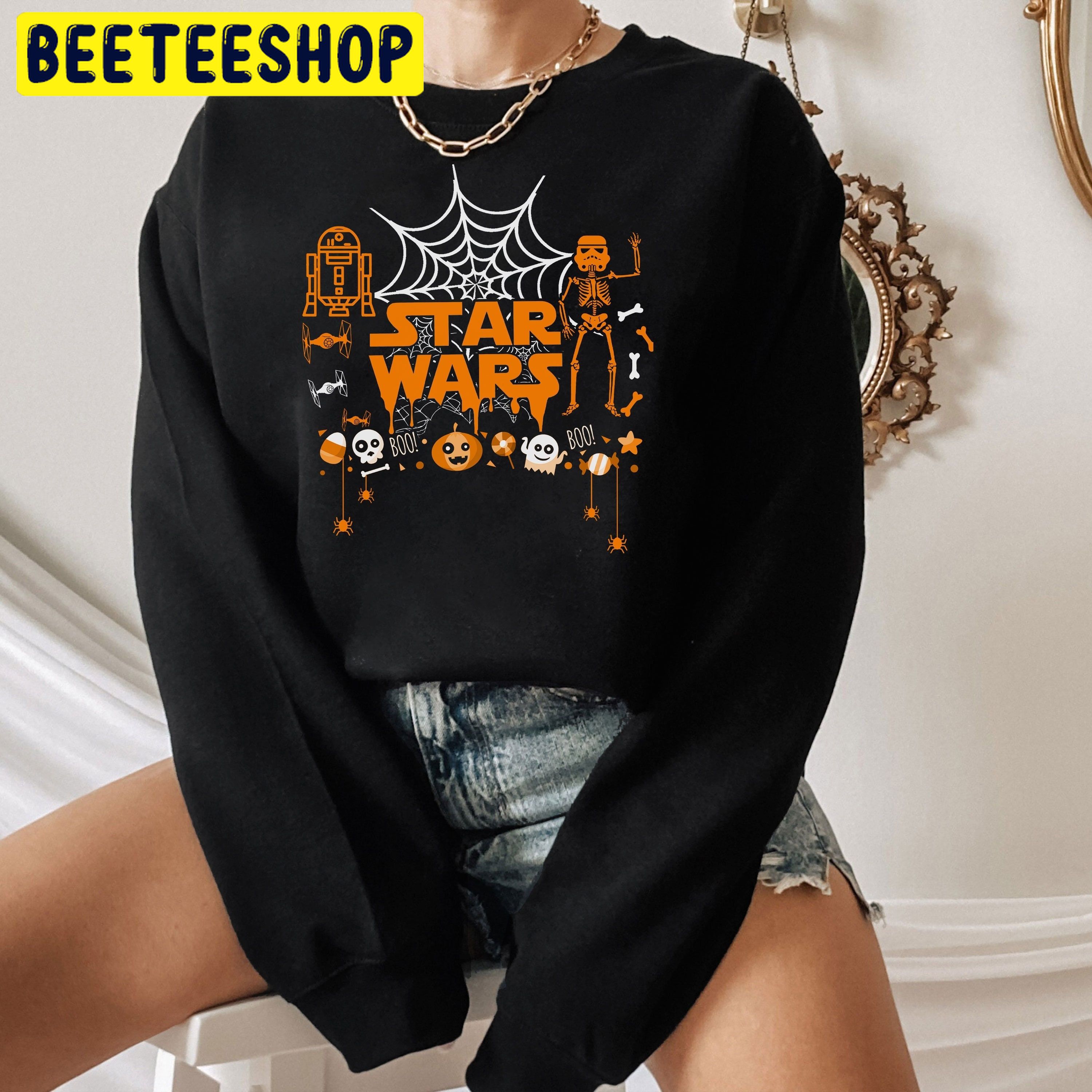 Horror Star Warsskeleton Boo And Ghost Halloween Unisex Sweatshirt